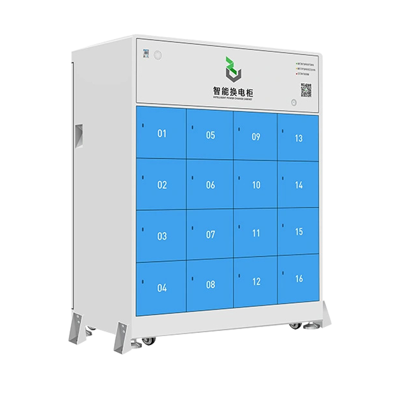 16-Bay Battery Swapping Cabinet