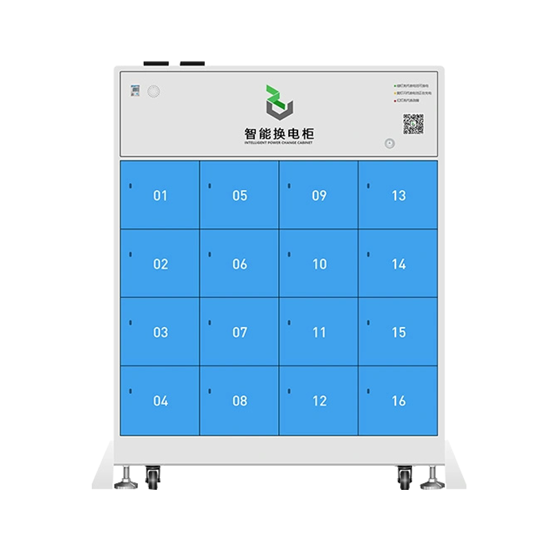 16-Bay Battery Swapping Cabinet