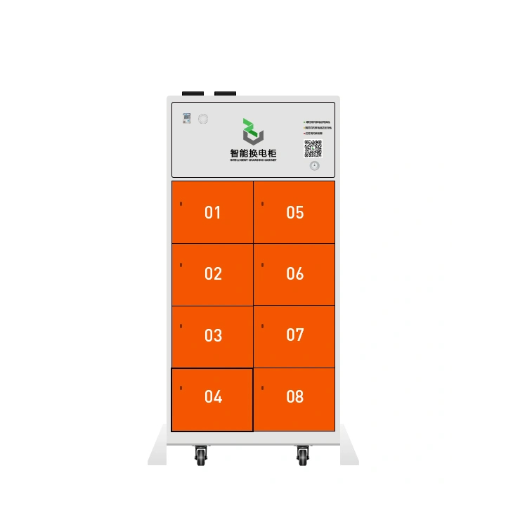 8-compartment intelligent battery swapping cabinet