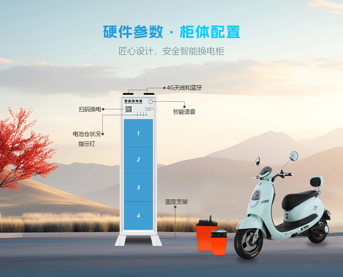 4仓智能换电柜