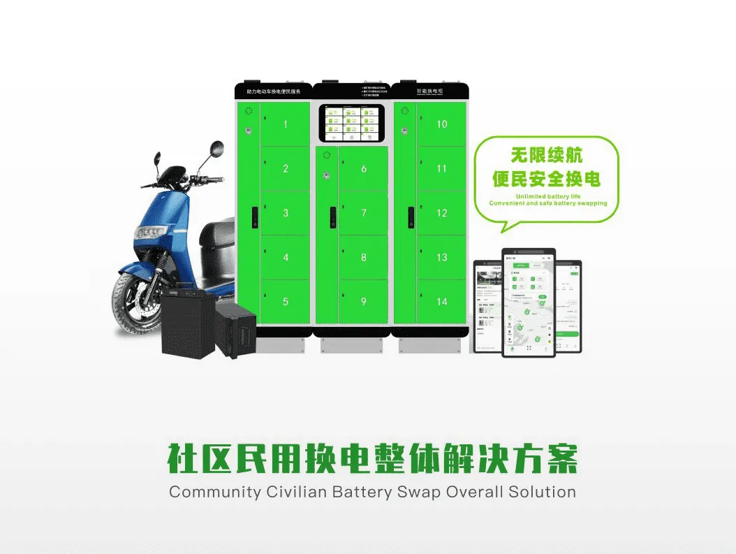 智寻:社区民用换电柜整体解决方案