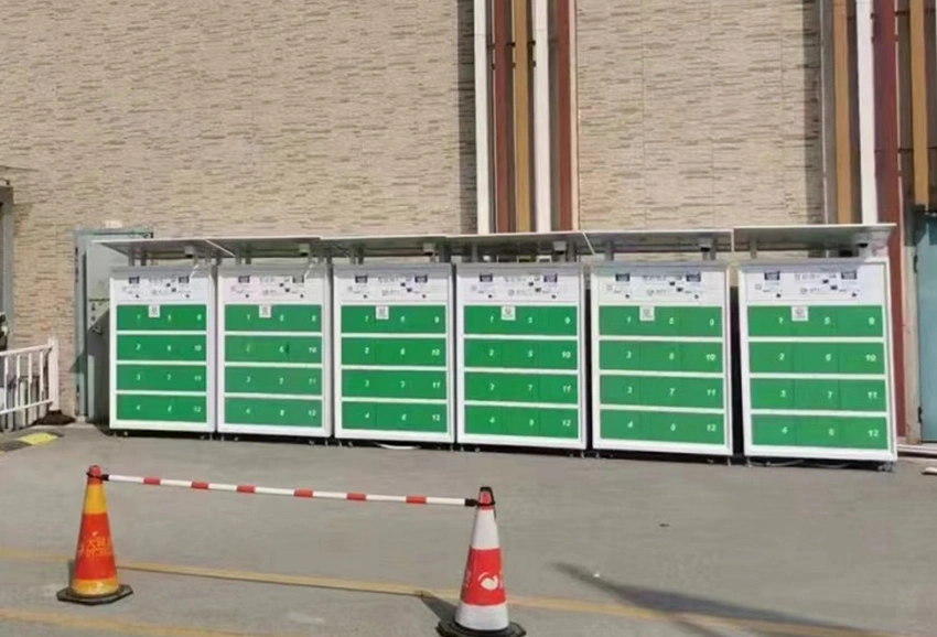 共享电池充电换电柜