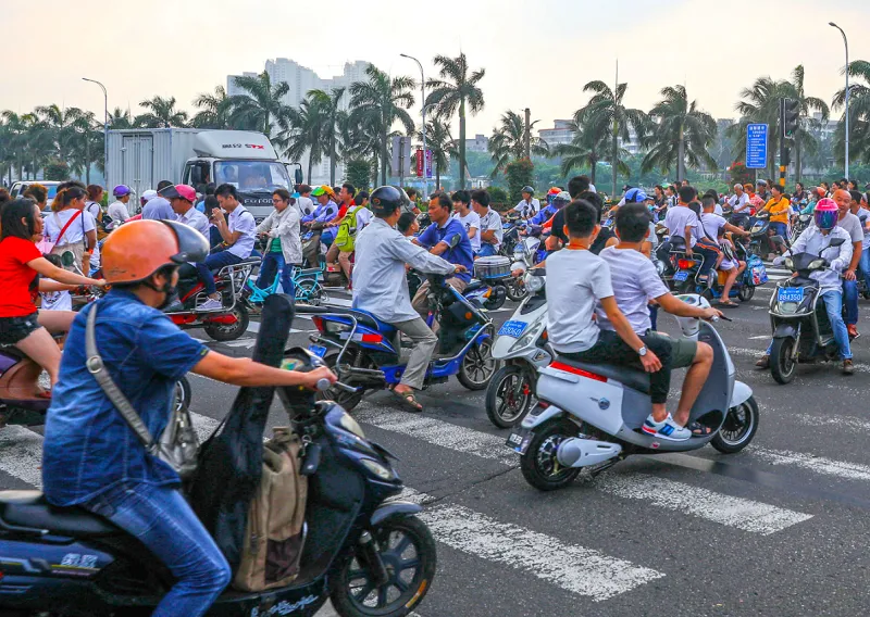 电动两轮车出行