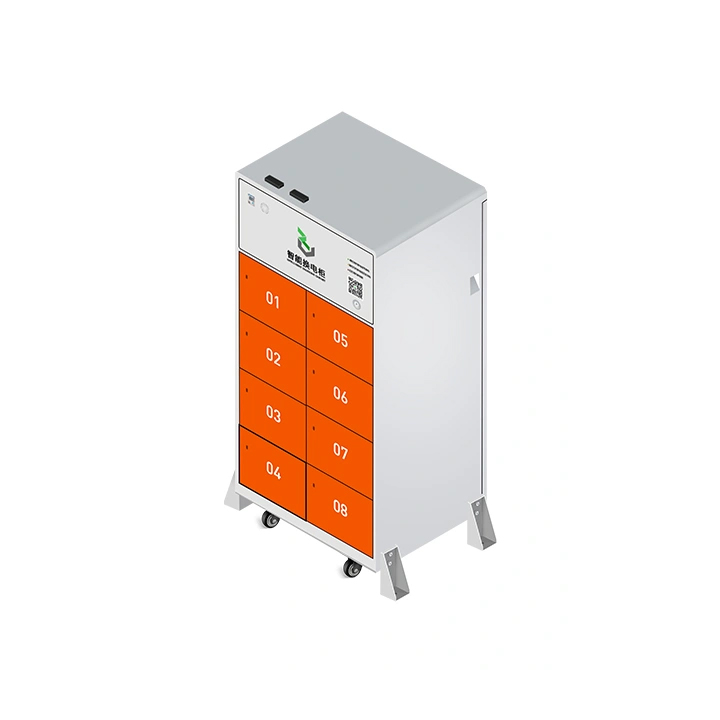 8-compartment intelligent battery swapping cabinet